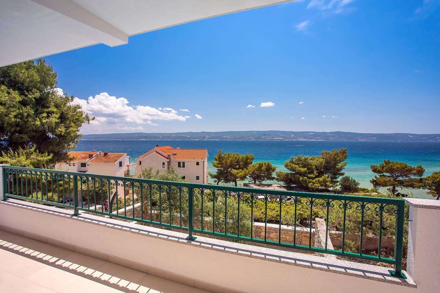 Sea view from the upper balcony